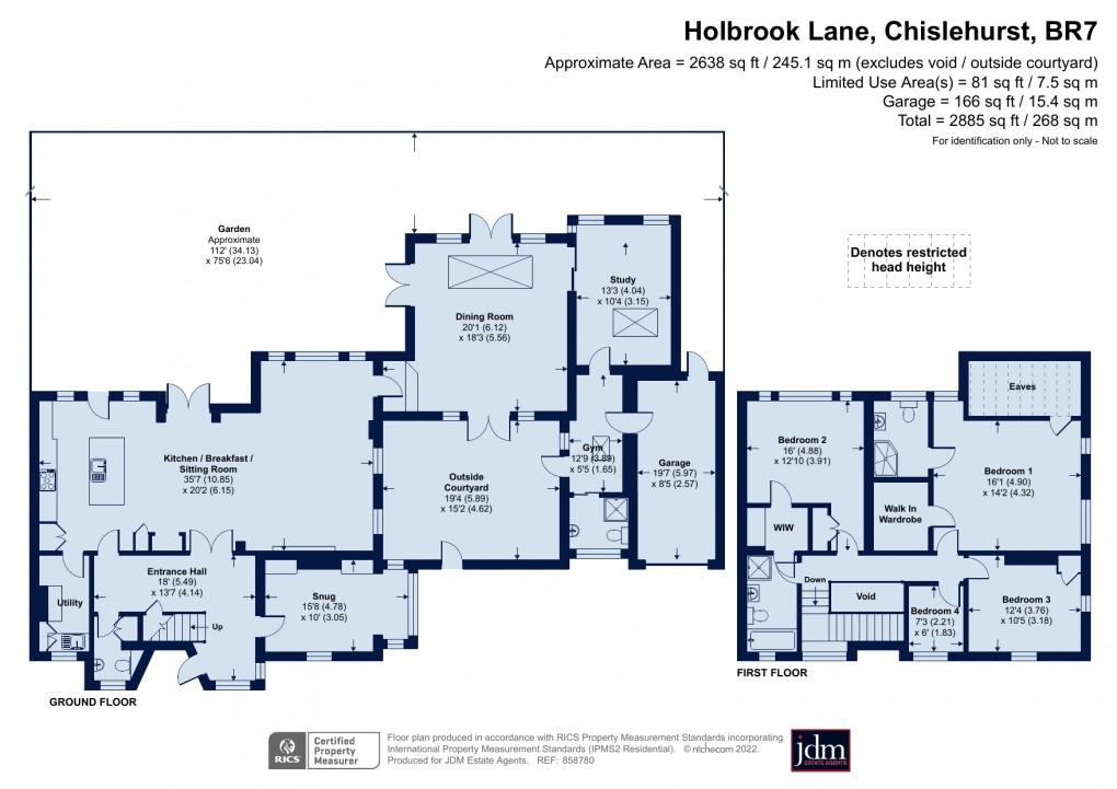 Floorplan for Chislehurst, Kent