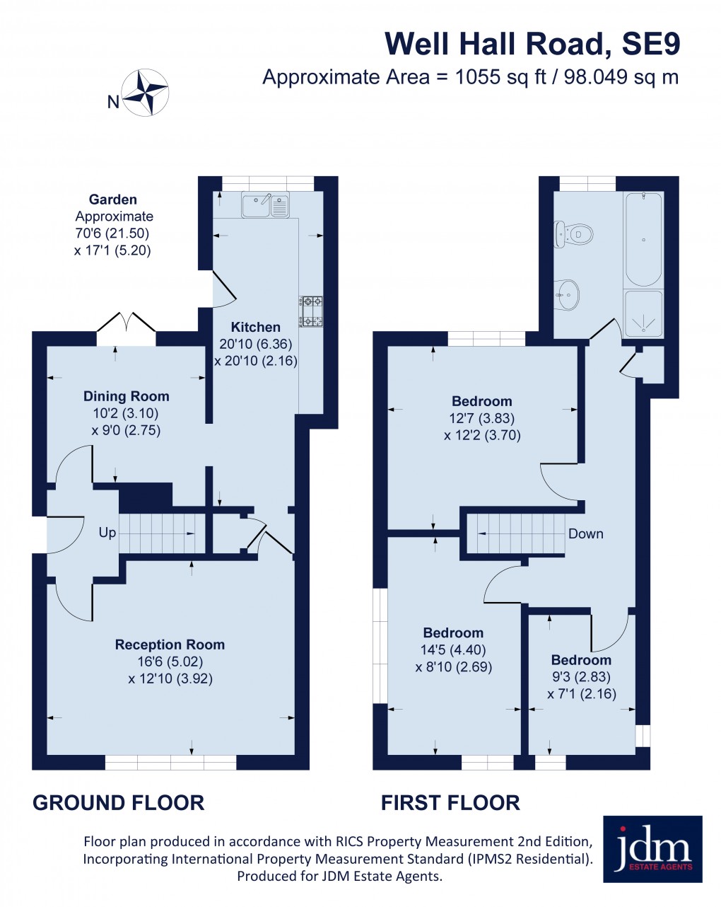 Floorplan for Well Hall Road, Eltham, London