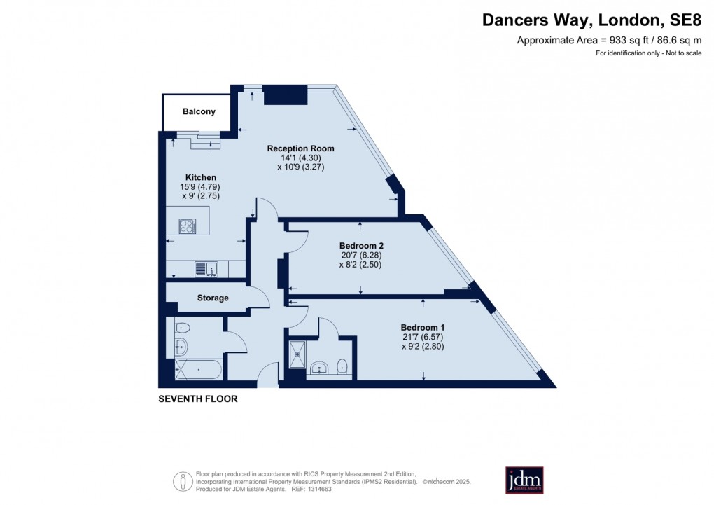 Floorplan for Deptford, London