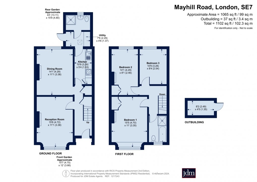 Floorplan for Charlton, London