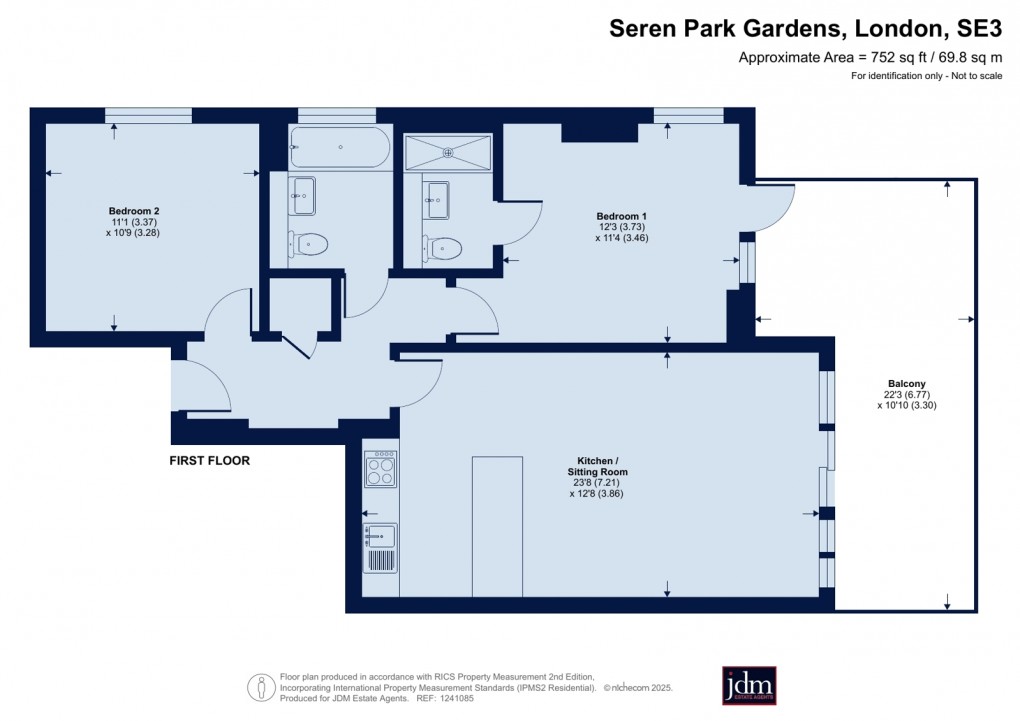Floorplan for Blackheath, Greenwich, London