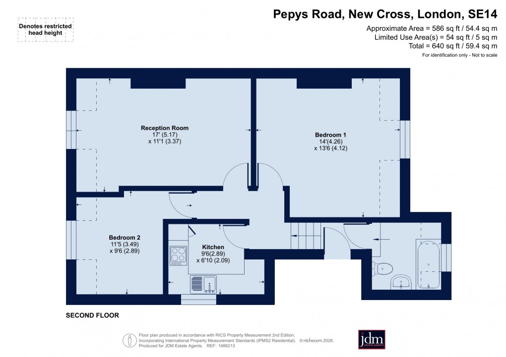 Floorplan for New Cross, London