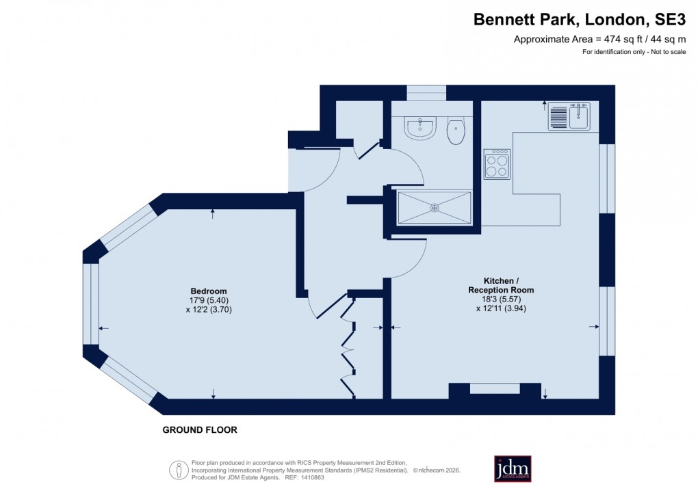 Floorplan for Blackheath, London