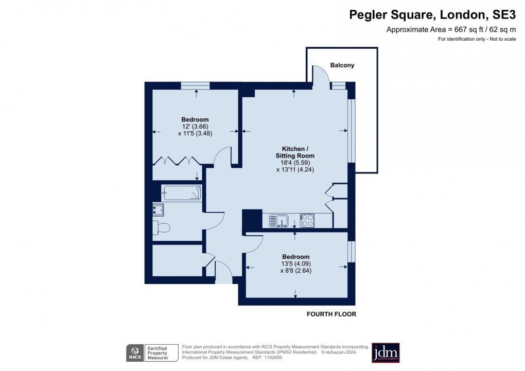 Floorplan for Blackheath, Kidbrooke, London