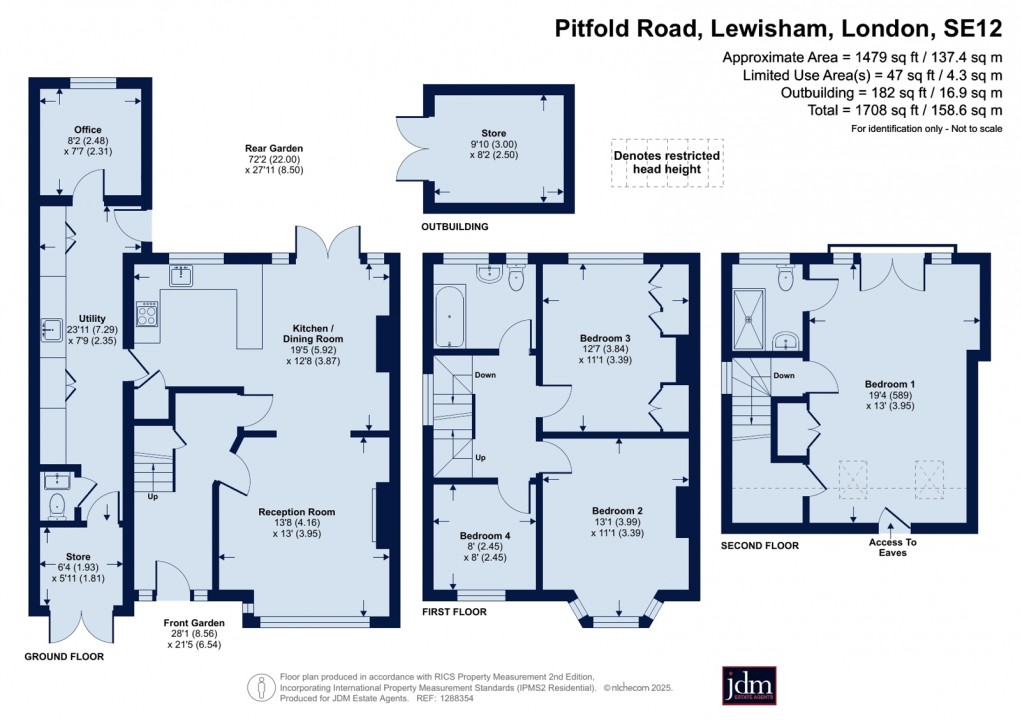 Floorplan for Lee, Lewisham, London