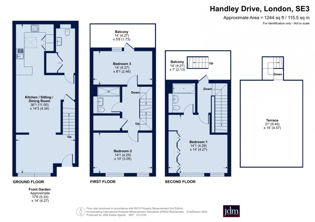 Floorplan for Kidbrooke, Blackheath, London