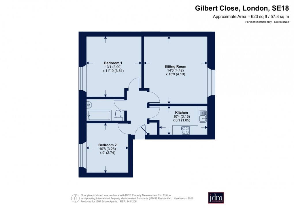 Floorplan for Kidbrooke, London
