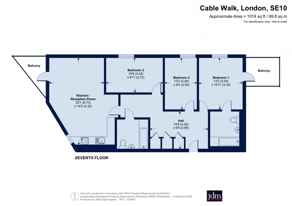 Floorplan for Greenwich, London