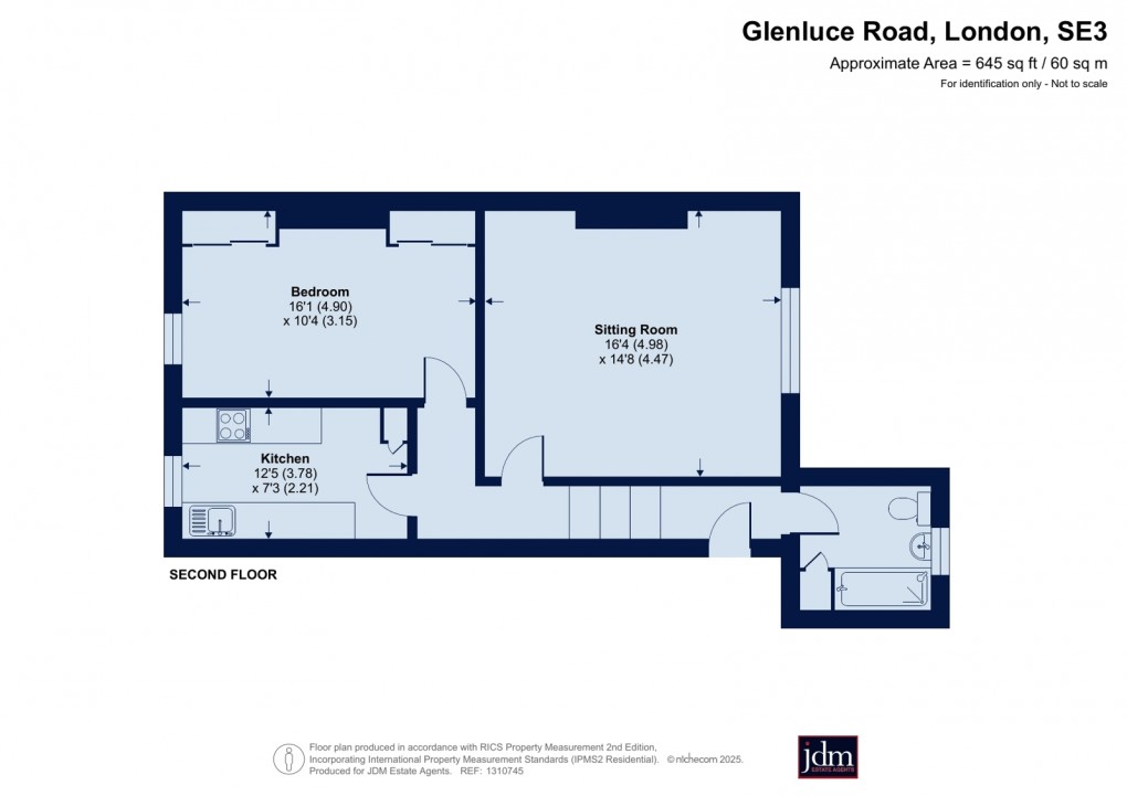 Floorplan for Blackheath, Westcombe Park, London