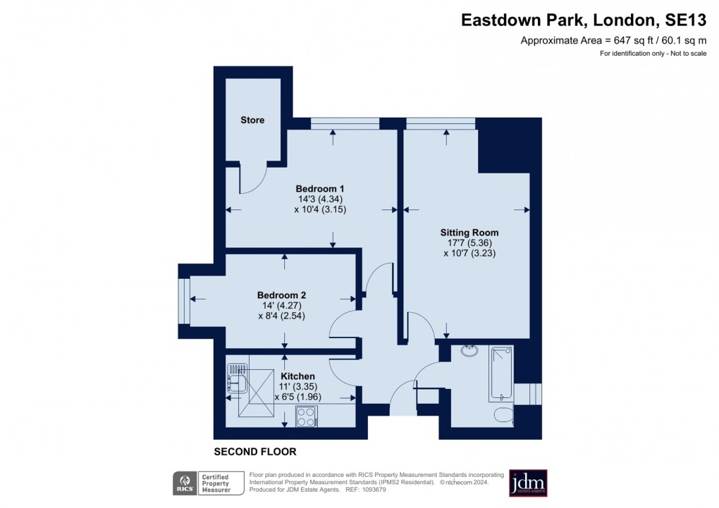 Floorplan for Lee, London
