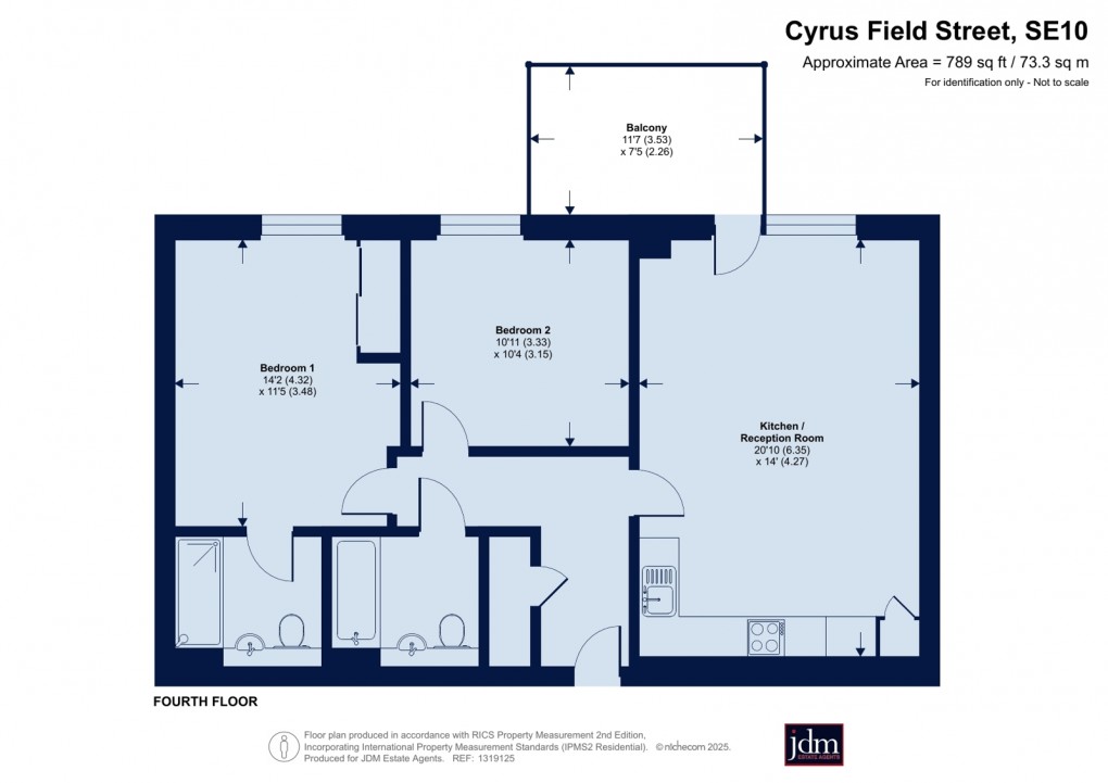 Floorplan for Greenwich, London