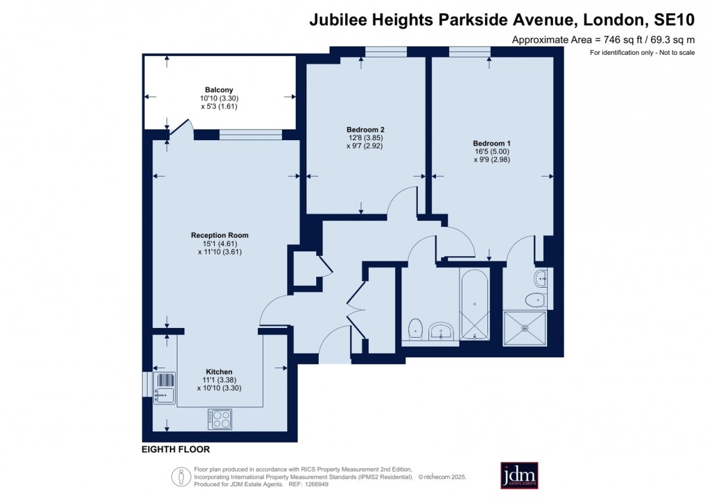 Floorplan for Greenwich, Blackheath, London