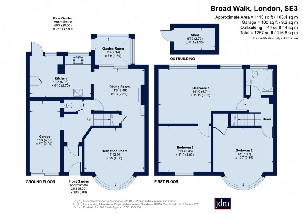 Floorplan for Blackheath, Kidbrooke, London