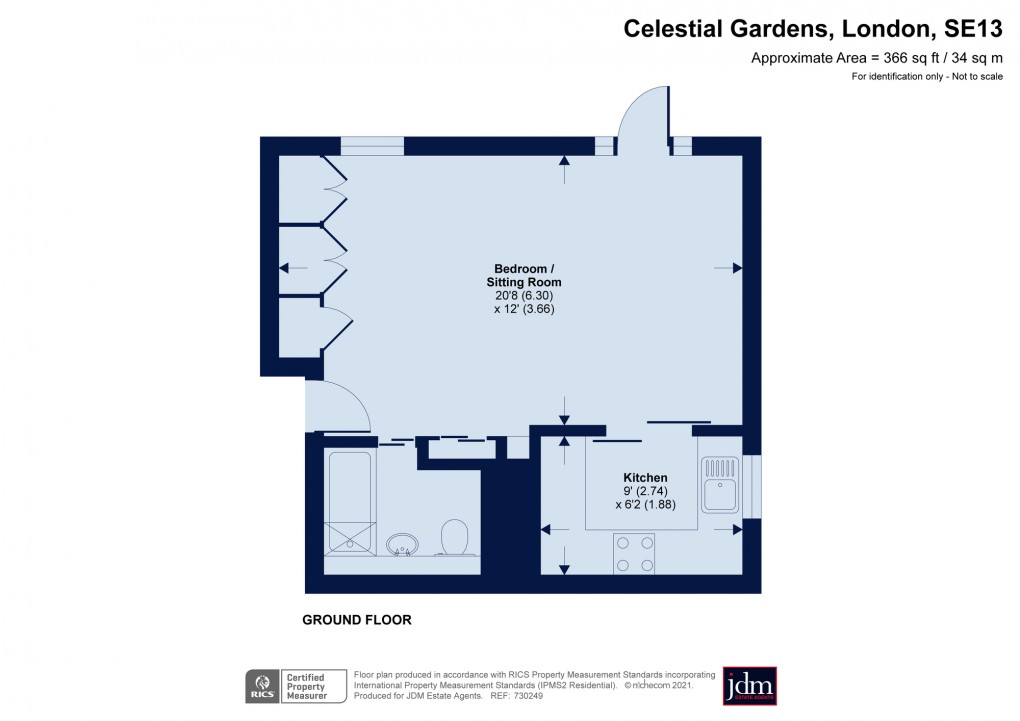 Floorplan for Blackheath, Lee, London