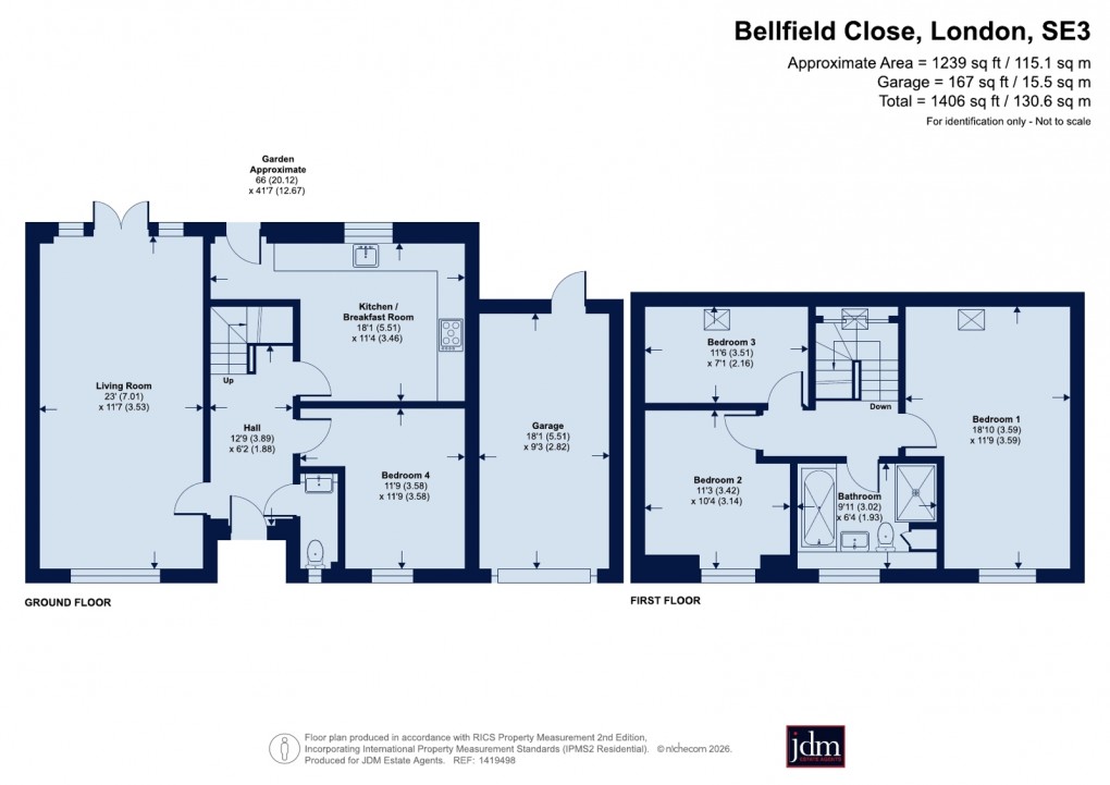 Floorplan for Blackheath, London