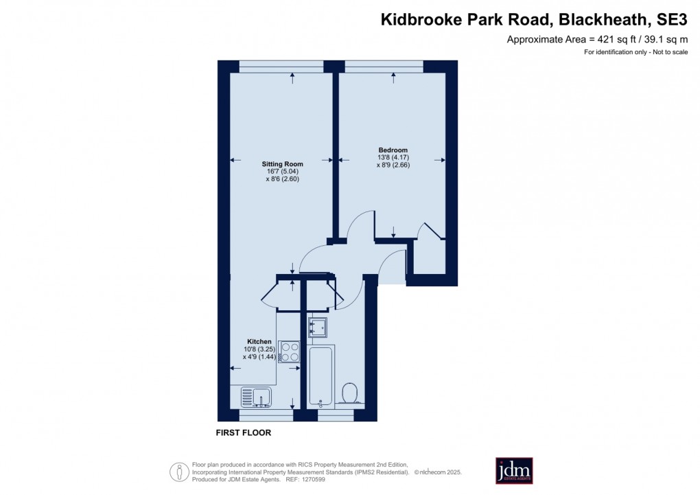 Floorplan for Kidbrooke Park Road, Blackheath, London