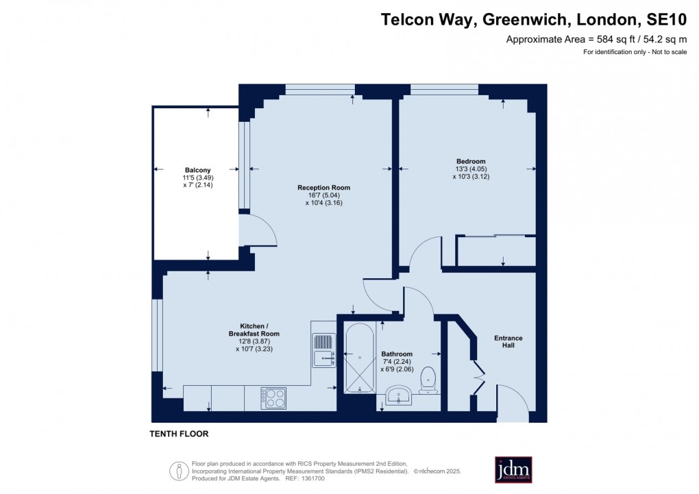 Floorplan for Greenwich, London