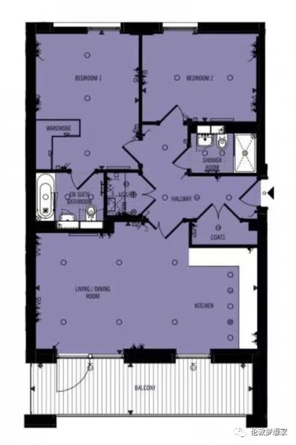 Floorplan for Kidbrooke Village, Blackheath, London