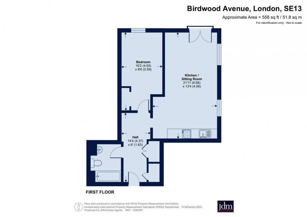 Floorplan for Hither Green, London