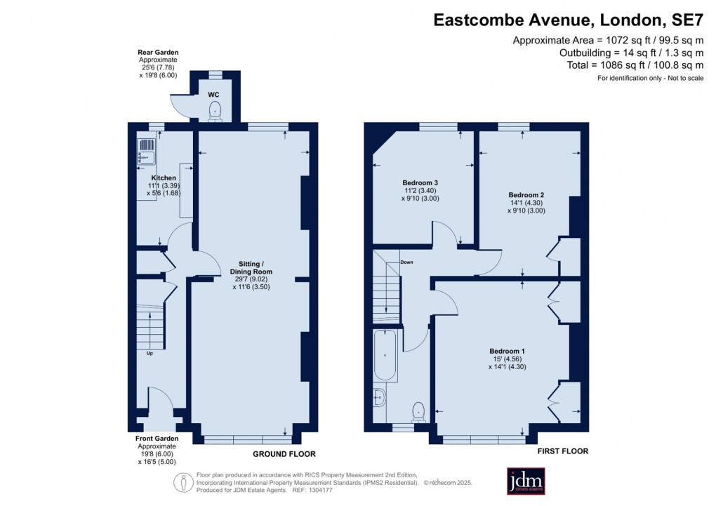 Floorplan for Charlton, London