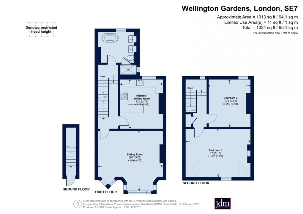 Floorplan for Charlton, London