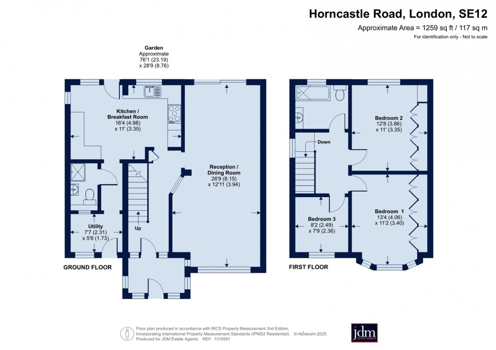 Floorplan for Lee, London