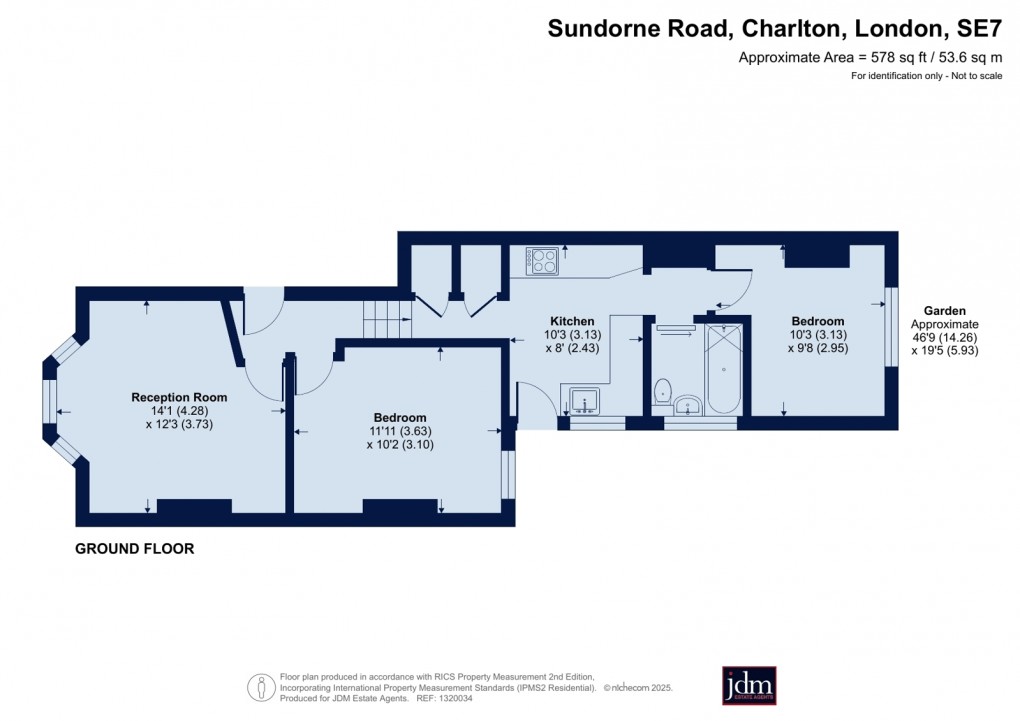 Floorplan for Charlton, London