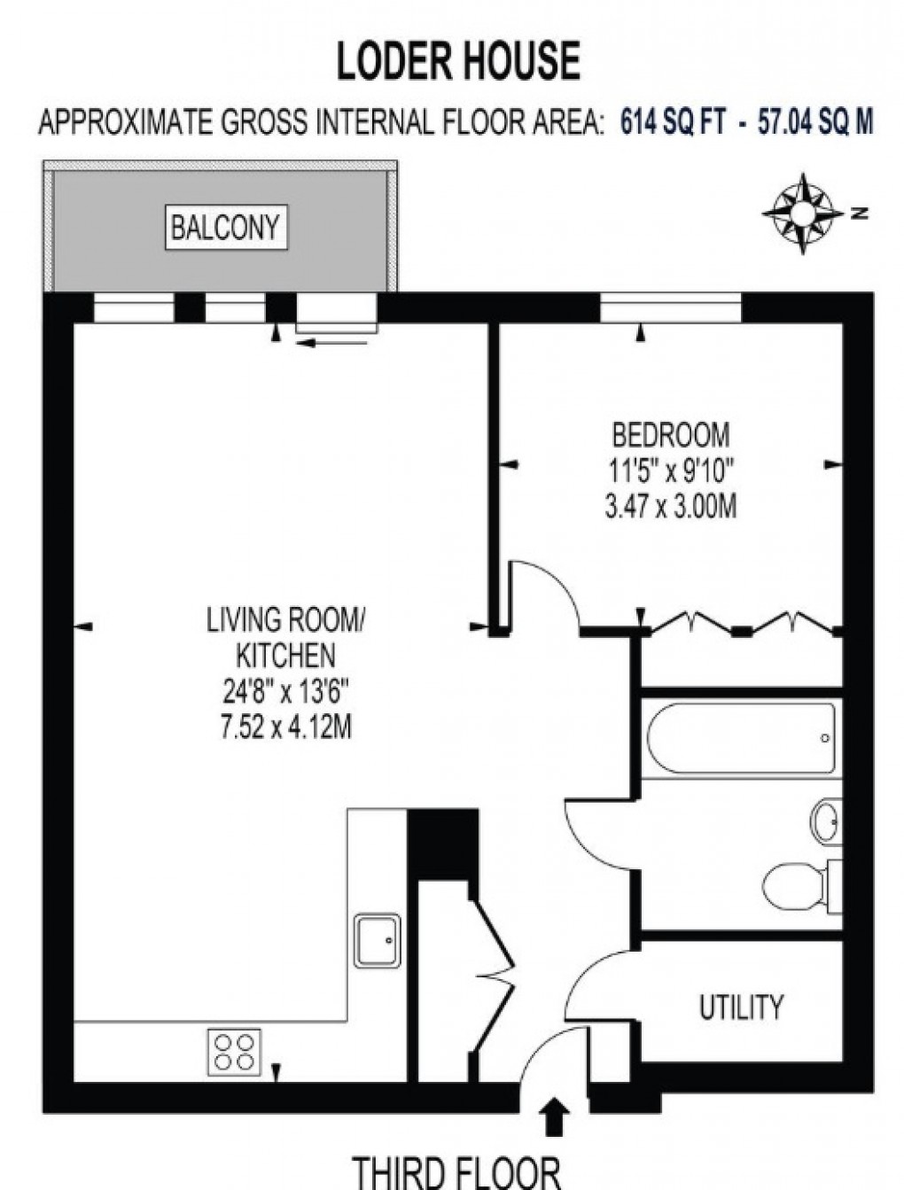 Floorplan for Kidrbooke, Blackheath, London