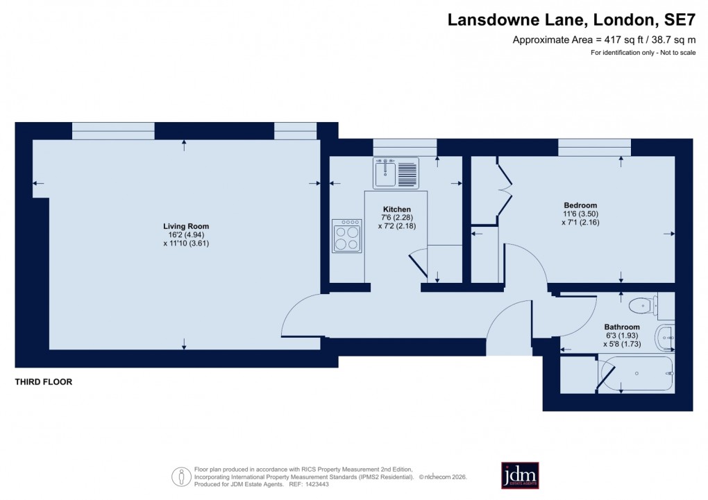 Floorplan for Charlton, London