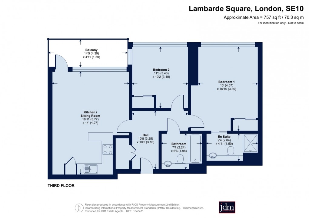 Floorplan for Greenwich, London