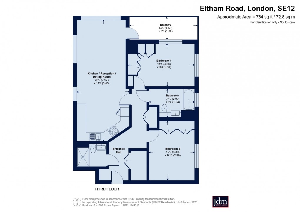 Floorplan for Lee, London