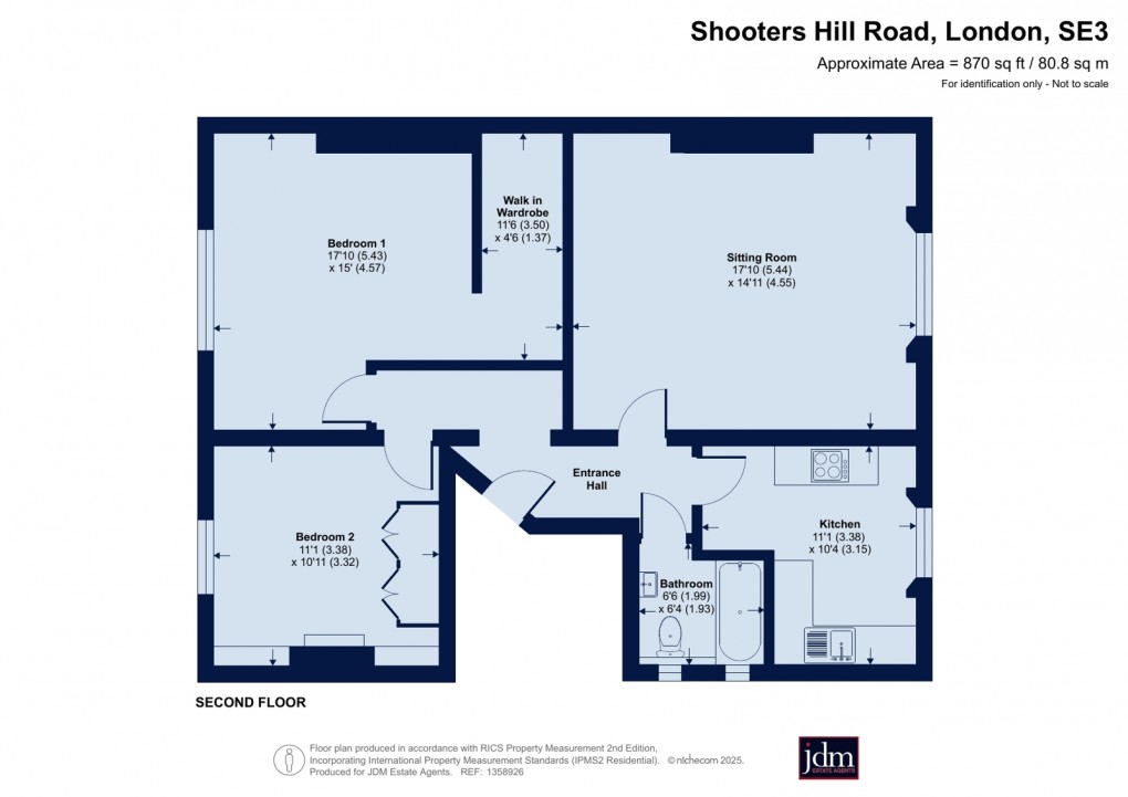 Floorplan for Blackheath, London
