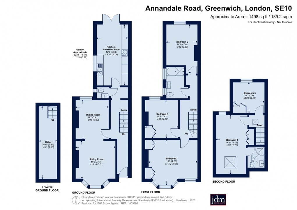 Floorplan for Greenwich, London