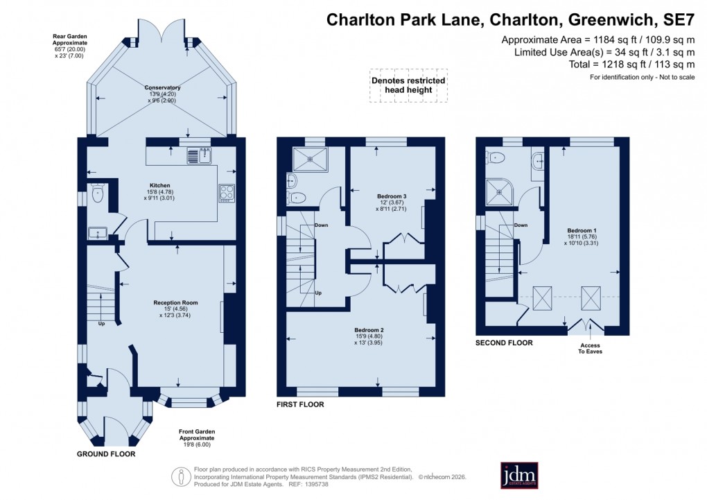 Floorplan for Charlton, Greenwich