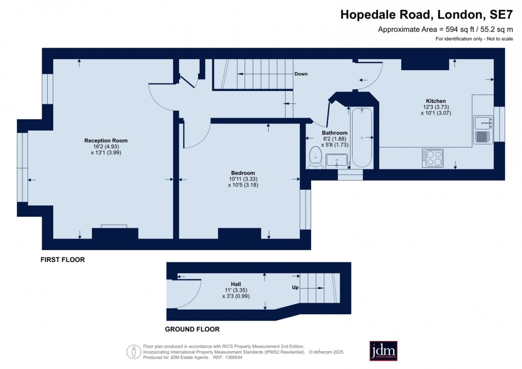 Floorplan for Charlton, London