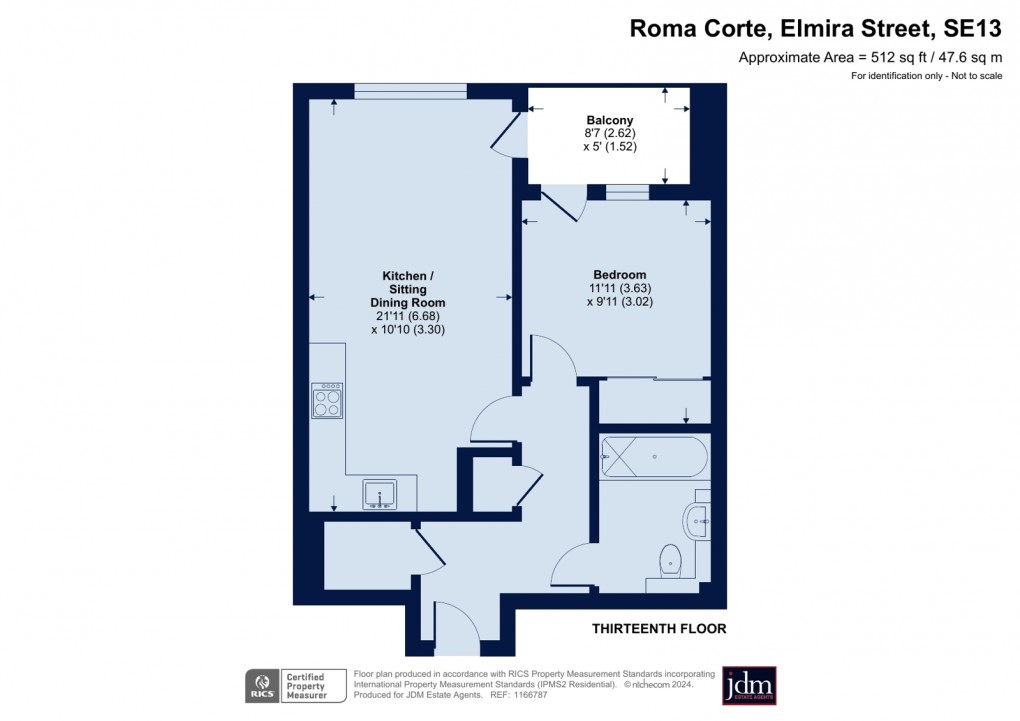 Floorplan for Lewisham, London