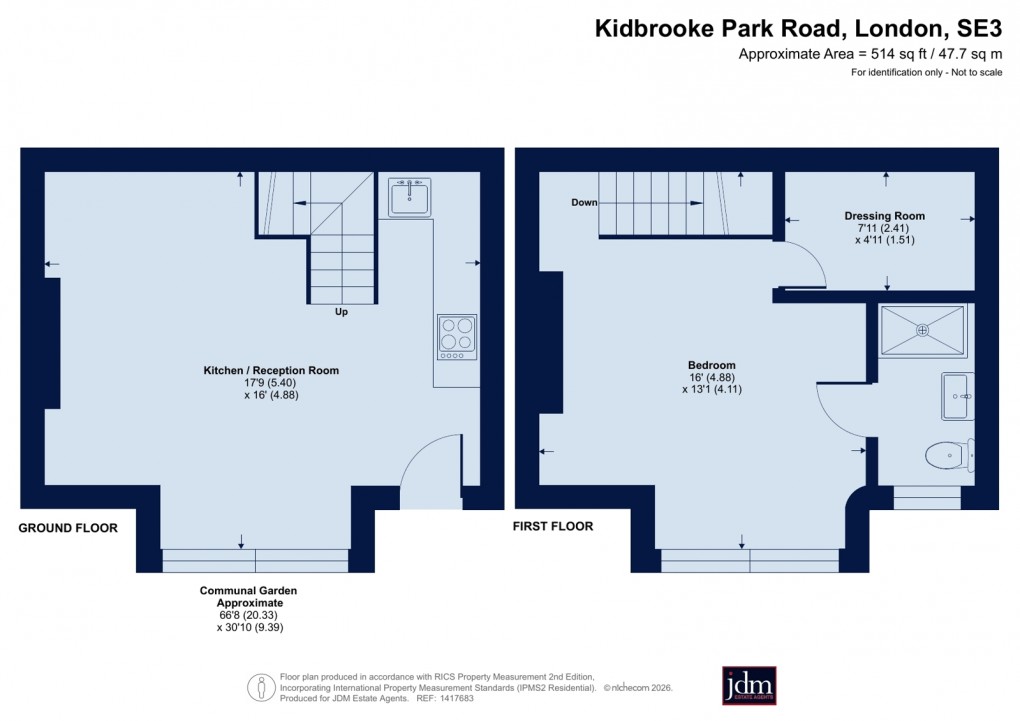 Floorplan for Blackheath, London