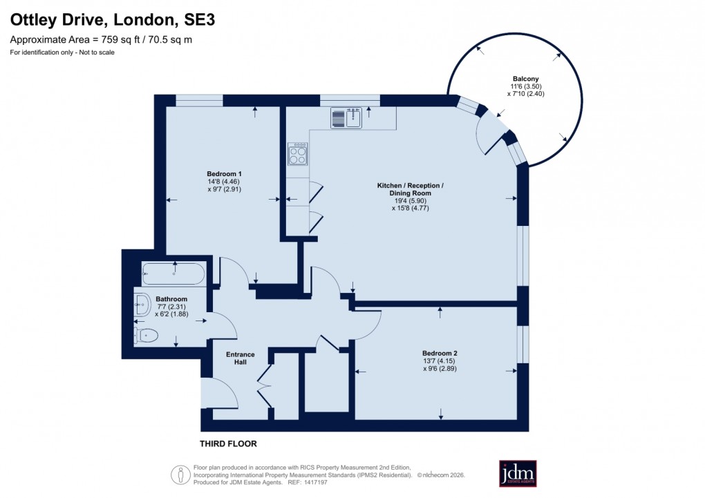 Floorplan for Blackheath, Kidbrooke, London