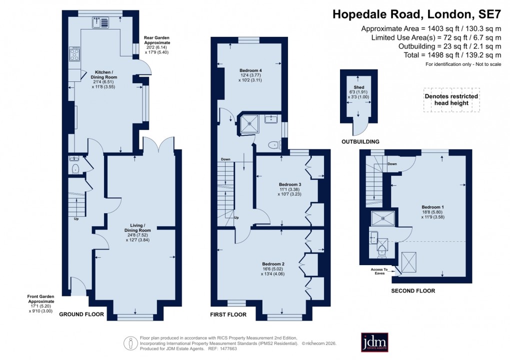 Floorplan for Charlton, London