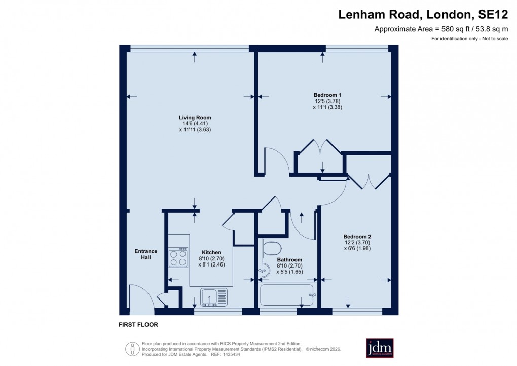 Floorplan for Lee, London