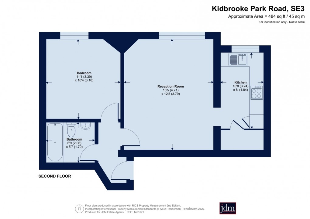 Floorplan for Blackheath, London