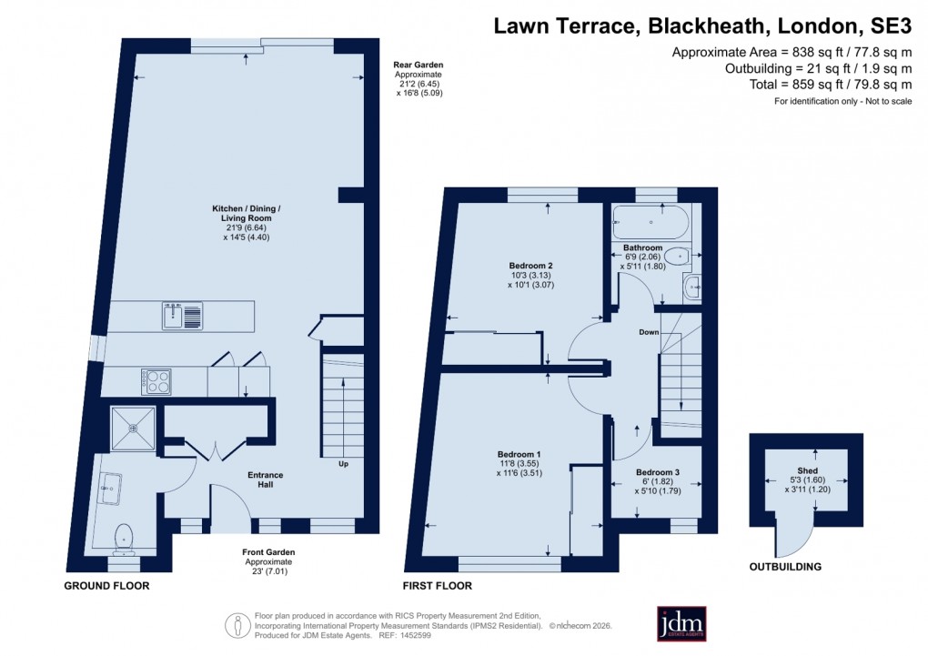 Floorplan for Blackheath, London