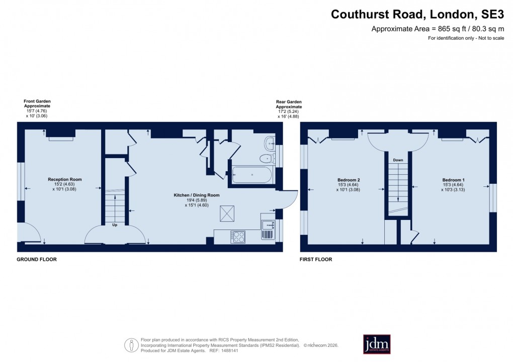 Floorplan for Blackheath, London