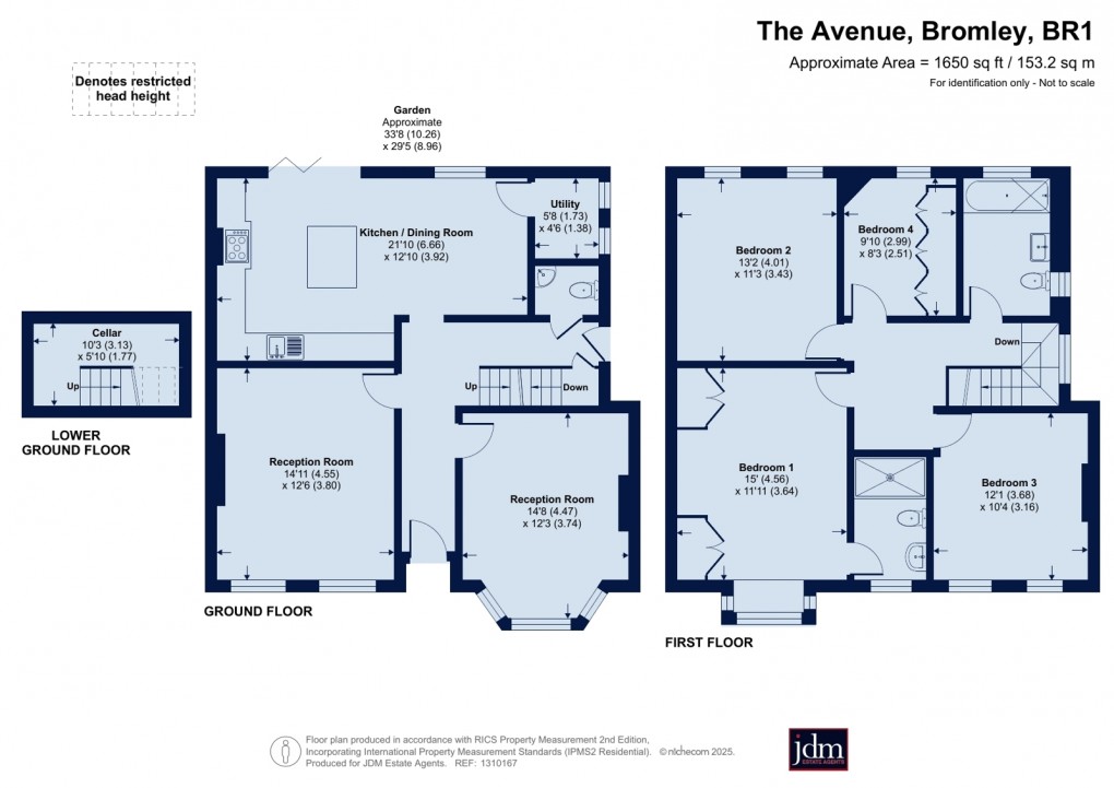 Floorplan for The Avenue, Bromley