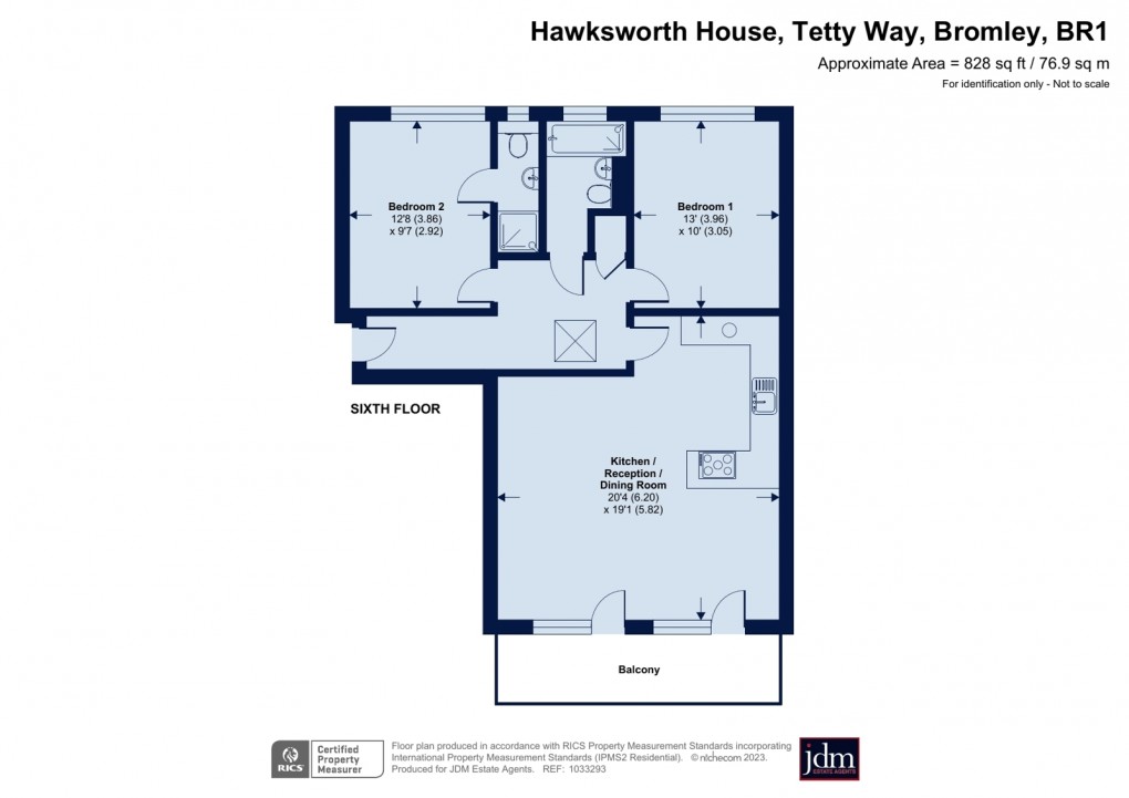 Floorplan for Tetty Way, Bromley