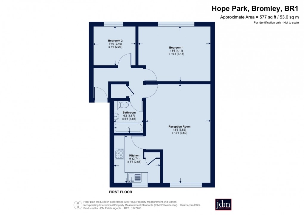 Floorplan for Hope Park, Bromley