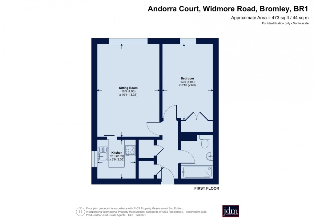 Floorplan for Widmore Road, Bromley