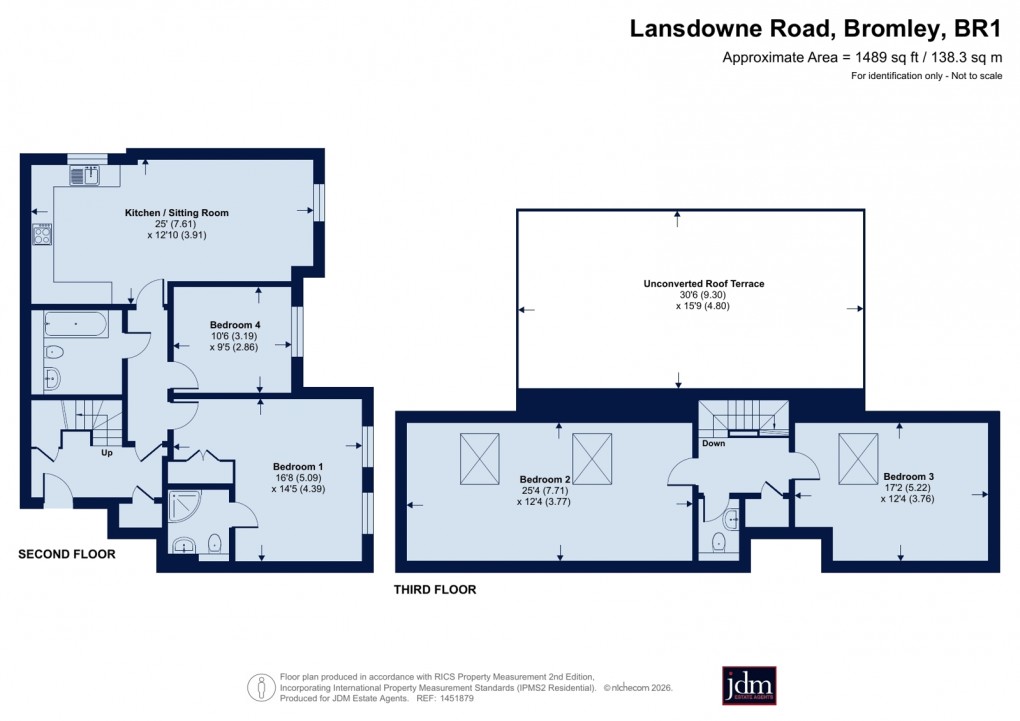 Floorplan for Lansdowne Road, Bromley