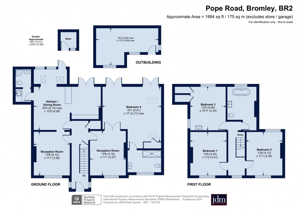 Floorplan for Bromley, Kent