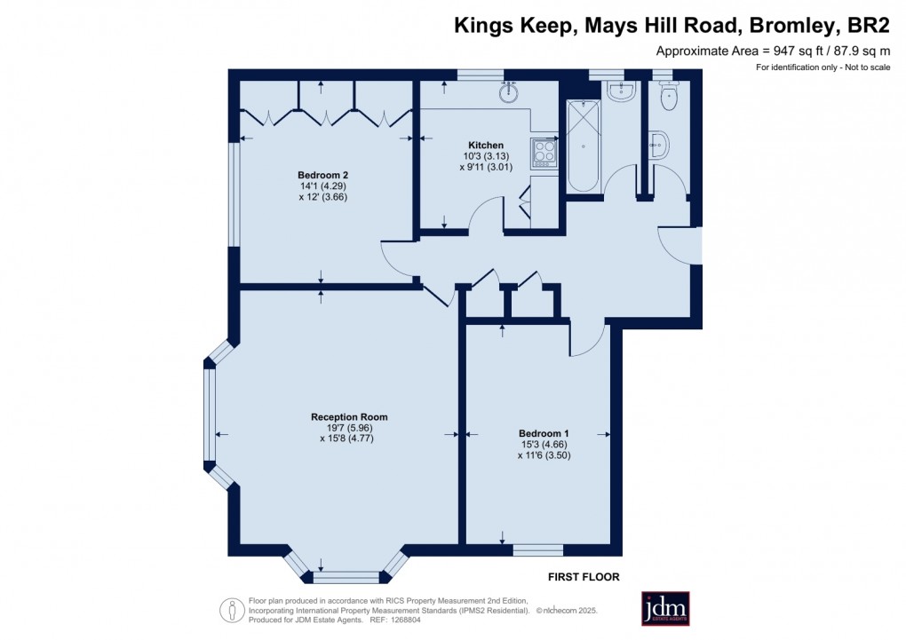 Floorplan for Mays Hill Road, Bromley